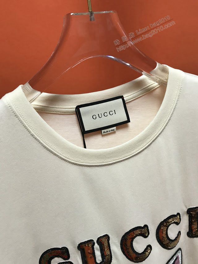 Gucci男T恤 2020新款短袖衣 男女同款 最高品質 古奇女款短袖  tzy2562